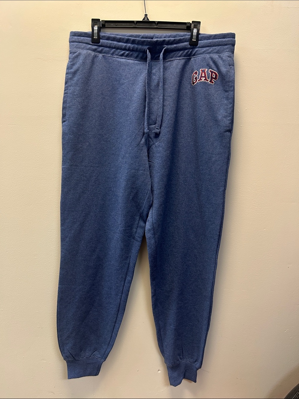 GAP Men's Navy Blue Logo Jogger Sweatpants